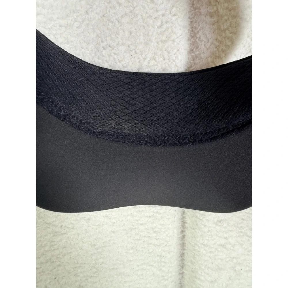 Ivivva Lululemon Black Athletic Running Tennis Visor Adjustable Hat M/L IV9597S